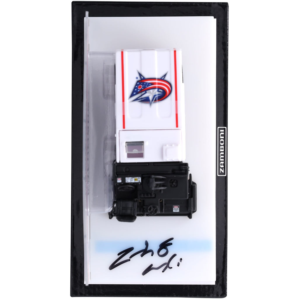 Zach Werenski Columbus Blue Jackets Autographed Fanatics Authentic 1:43 Scale Die-Cast Zamboni