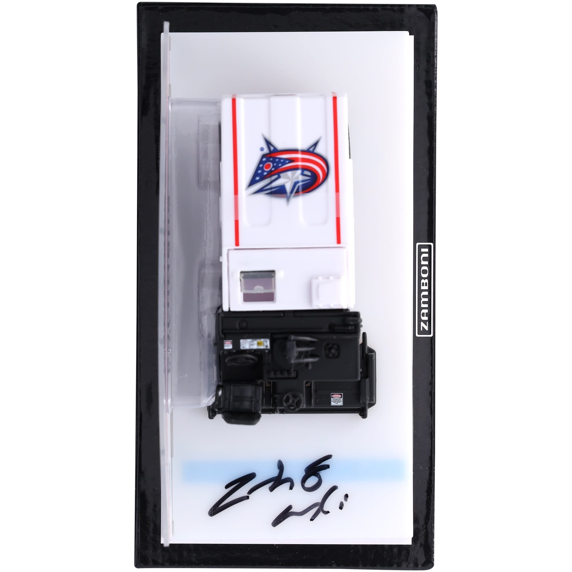 Zach Werenski Columbus Blue Jackets Autographed Fanatics Authentic 1:43 Scale Die-Cast Zamboni